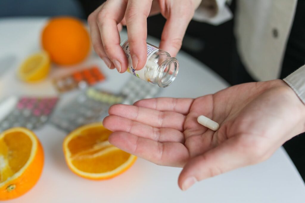 Gélules de vitamine C analysées par DSC pour étudier la stabilité thermique et la compatibilité des excipients